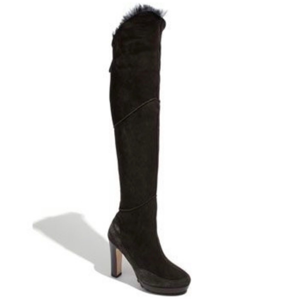 Women's UGG shearling lined Donato Over-the-Knee Boots Size 10